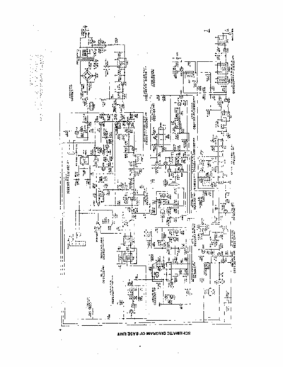 Sanyo CLT35A Schematic of Cordless Phone Model CLT35A